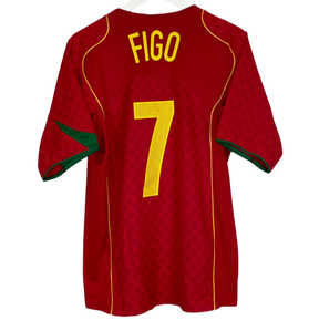 Figo Jersey - Portugal 2004 I Home - Retro Version
