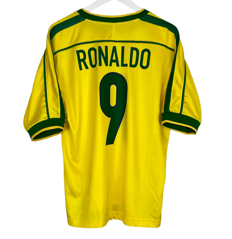 Ronaldo Jersey - Brazil 1998 I Home - Retro Version