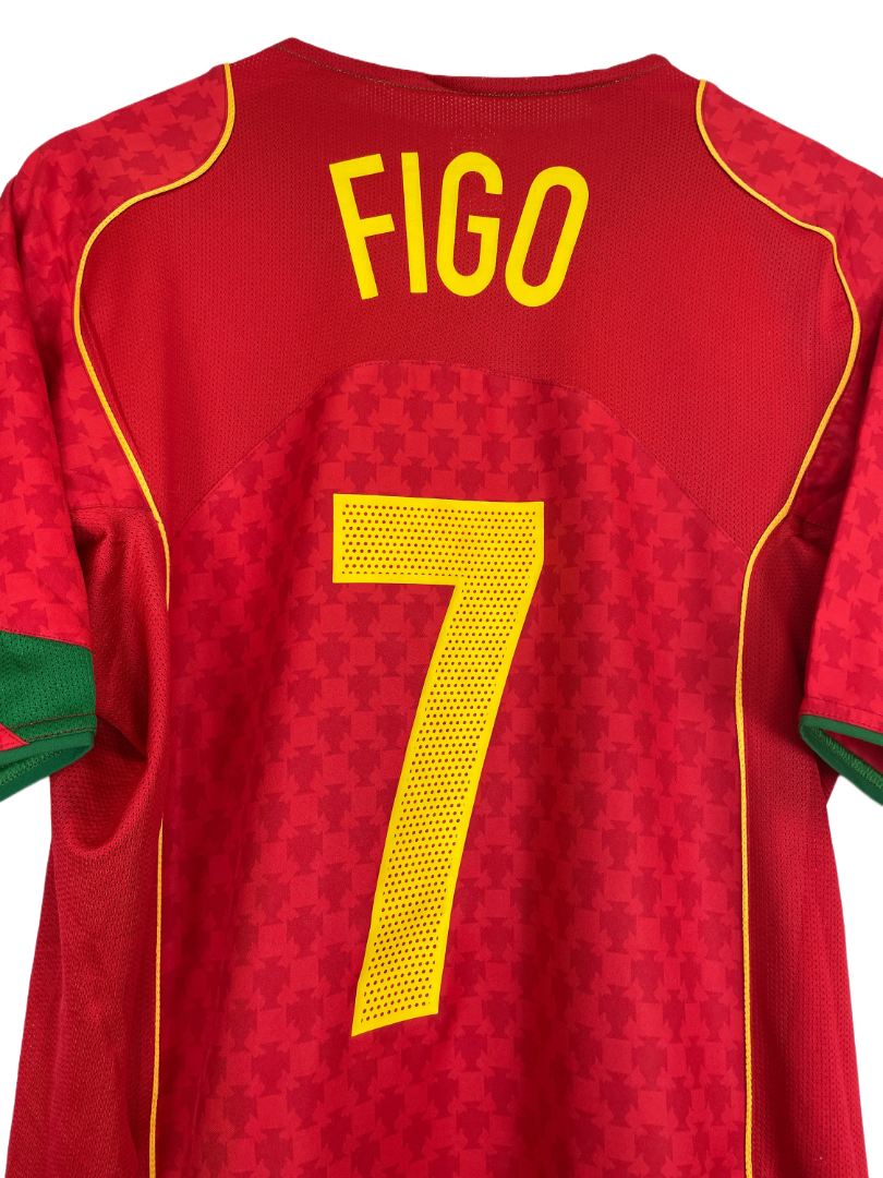 Figo Jersey - Portugal 2004 I Home - Retro Version
