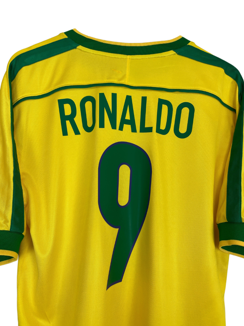 Ronaldo Jersey - Brazil 1998 I Home - Retro Version